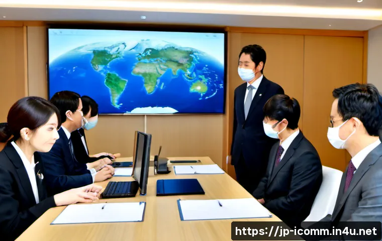국제커뮤니케이션 실무 경험 - Photorealistic international business meeting in a modern Tokyo office, Japanese professional confid...